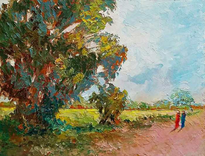 Индийский художник. Padmaja Madhu Индийский художник. Padmaja Madhu