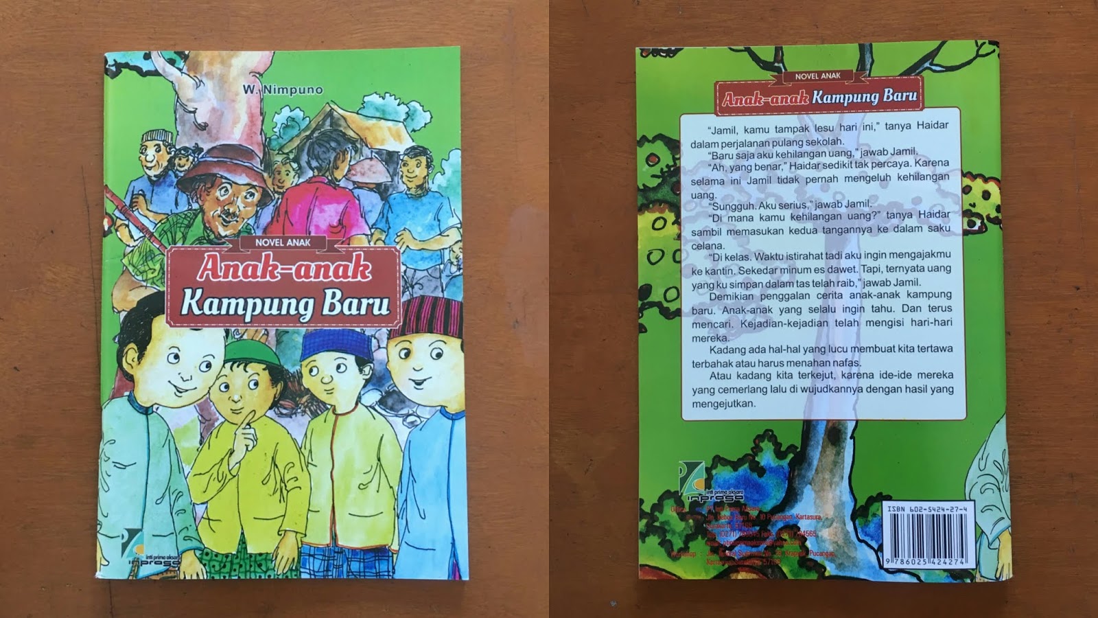 Sinopsis Buku Cerita Fiksi Anak Anak Kampung Baru Inprasa Inisiator Literasi Nasional