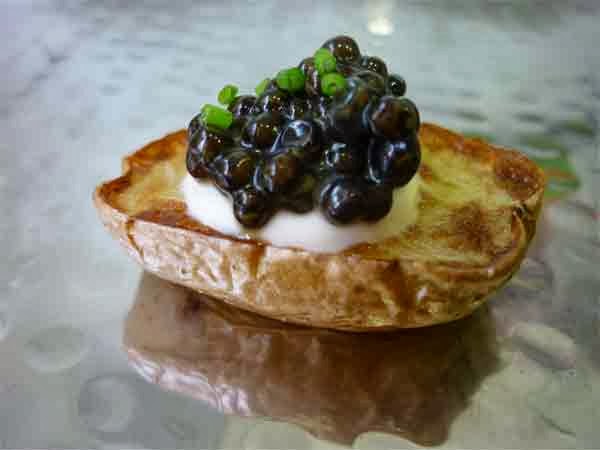 receta canapé de caviar