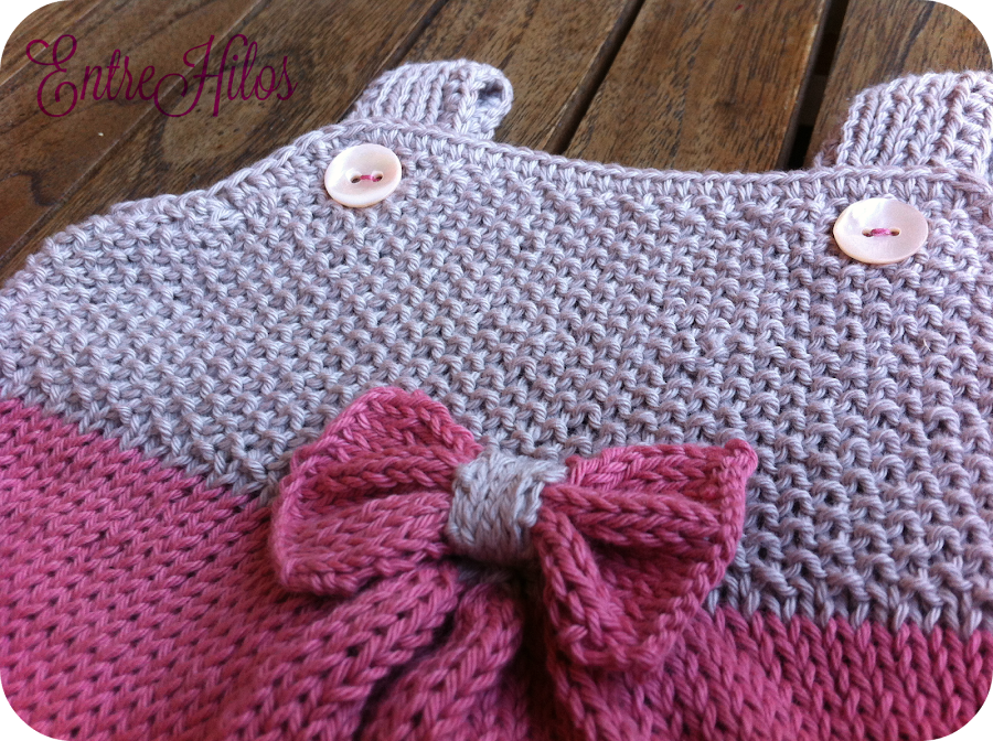 vestidos tejidos para bebes con patrones