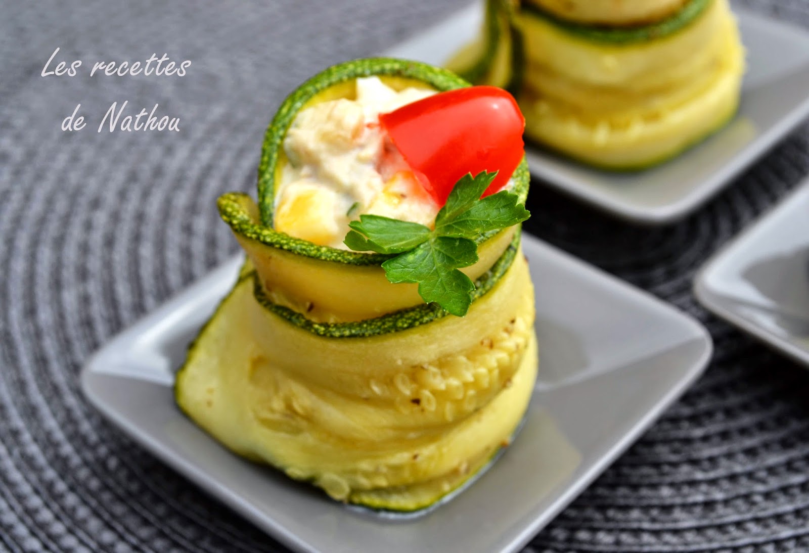 Ma cuisine au fil de mes idées...: Roulade de courgettes au thon