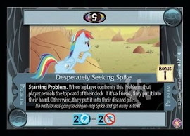 My Little Pony Desperately Seeking Spike Absolute Discord CCG Card