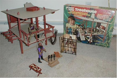 a Planet Of The Apes treehouse playset