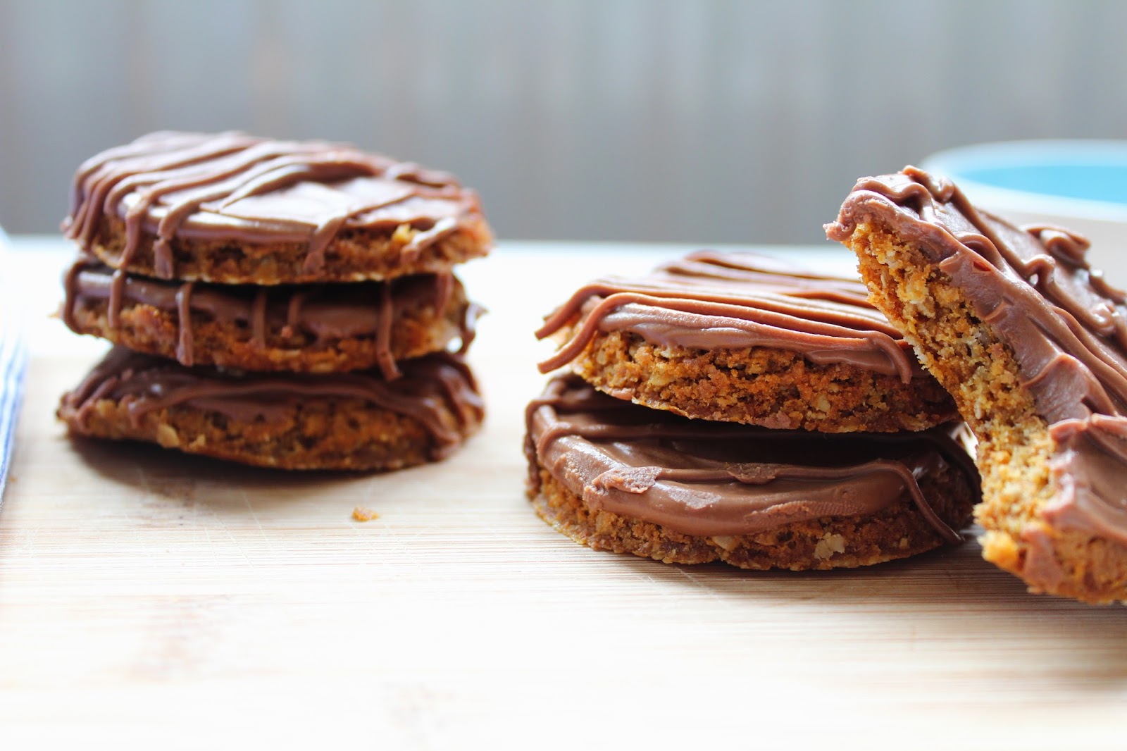 Homemade Chocolate HobNobs