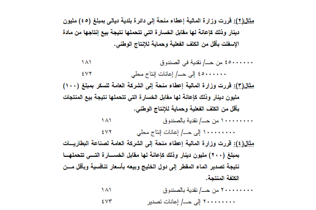 آلية احتساب سعر الوحدة الكهربائية المباعة و توزيع قيمة الضائعات على مراكزالكلفة حساب الاعانات 47 النظام المحاسبي الموحد