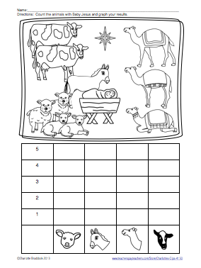 Faith Filled Freebies: Nativity Story with Free Graphing Printable