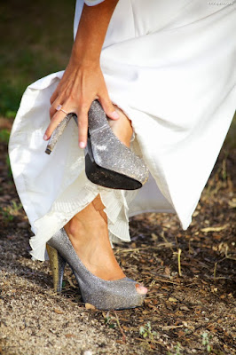 Zapatos de novia plateados Zapatos de novia plateados