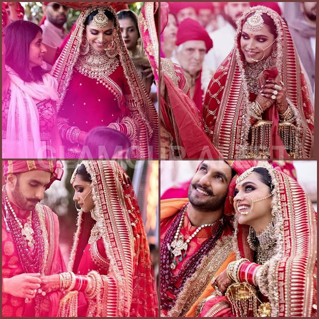 بالصور نرصد اجواء فرح أحدث عروسين فى الوسط الهندى ديبيكا بادوكون Deepika Padukone ورانفير سينغ Ranveer Singh دهشة Daahsha