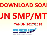 Kisi-kisi Soal UN SMP 2018