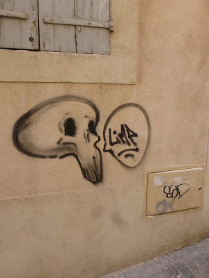 Tags and Characters, Skull,Schädel, in Marseille
