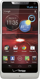 Motorola MOTXT907W - DROID RAZR M 4G LTE Mobile Phone - White (Verizon Wireless)