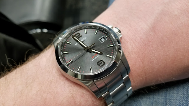 Best Swiss Replica Longines Conquest V.H.P. Quartz Stainless Steel 41mm Watch Review