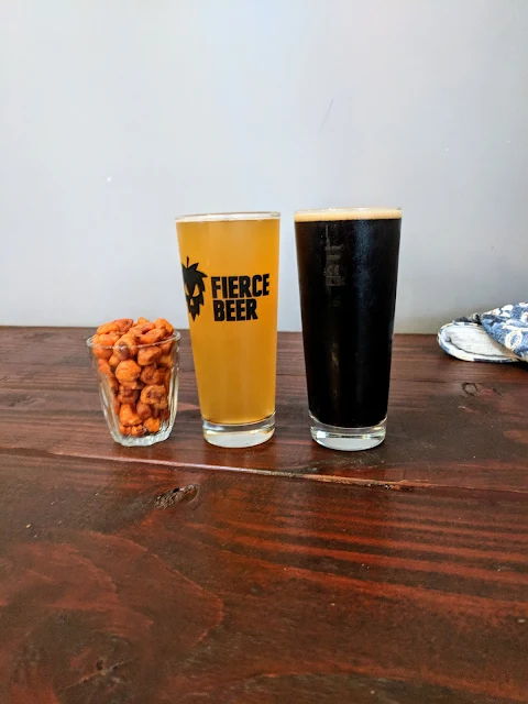 Where to drink in Aberdeen Scotland: craft beer and bar snacks at Fierce Beer Bar