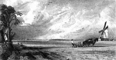 The Windmill - an engraving by David Lucas from Spring (1792) from Memoirs of the Life of John Constable by CR Leslie (1845) The Windmill - an engraving by David Lucas from Spring (1792) from Memoirs of the Life of John Constable by CR Leslie (1845)
