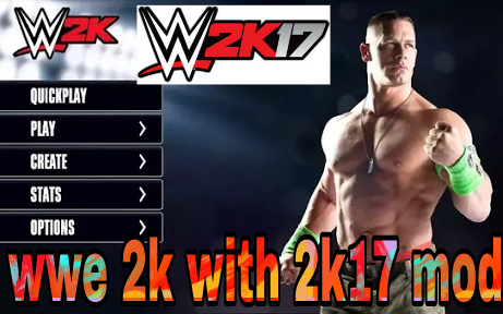 WWE 2K17 Mod in Android Game free download now only 5MB compress game