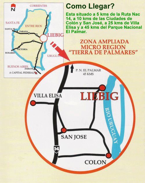 Como Llegar A Pueblo Liebig Entre Rios Region Litoral