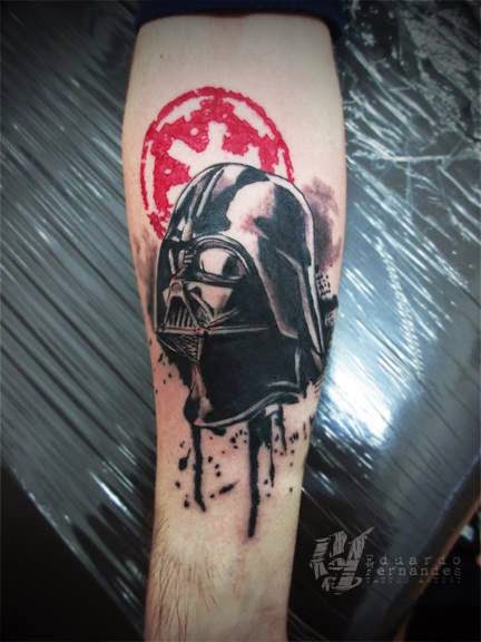 Small Darth Vader Tattoo | Tattoos Eduardo Fernandes
Darth Vader Dad Tattoos