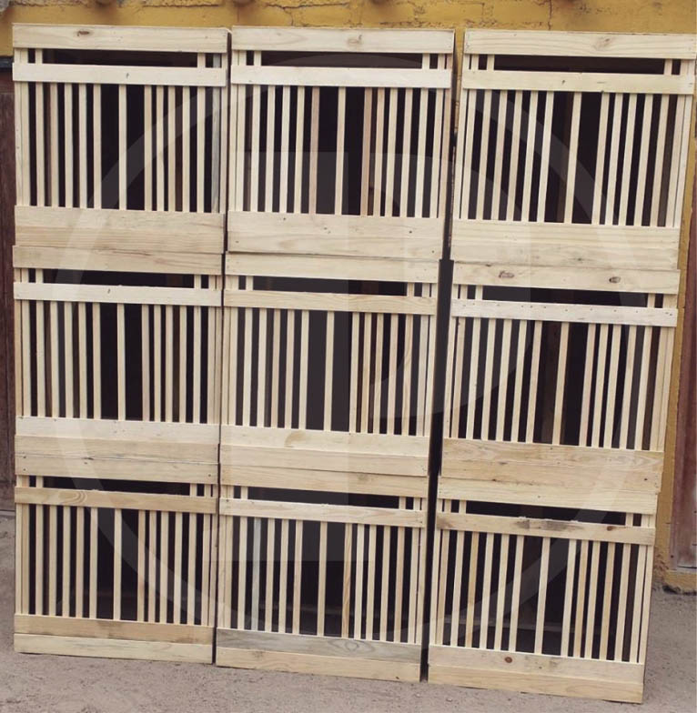 PALERMO INFRAESTRUCTURAS Jaulas para Gallos madera Palermo 70