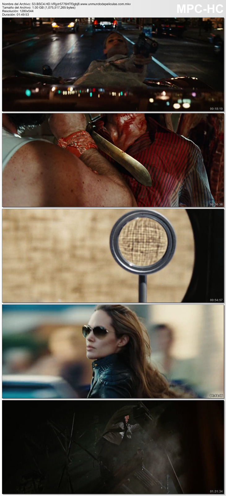 Capturas de la película.
