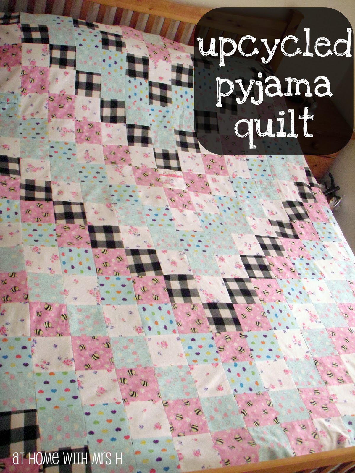 DIY Quilt From Upcycled Flannel Shirts