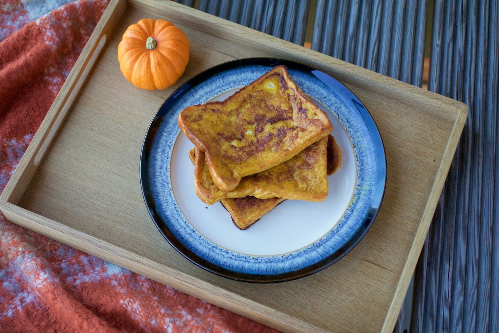 pumpkin spice french toast