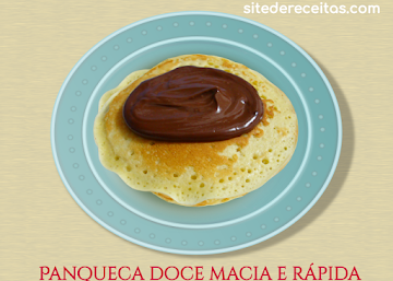 Panqueca doce macia e rápida Panqueca doce macia e rápida