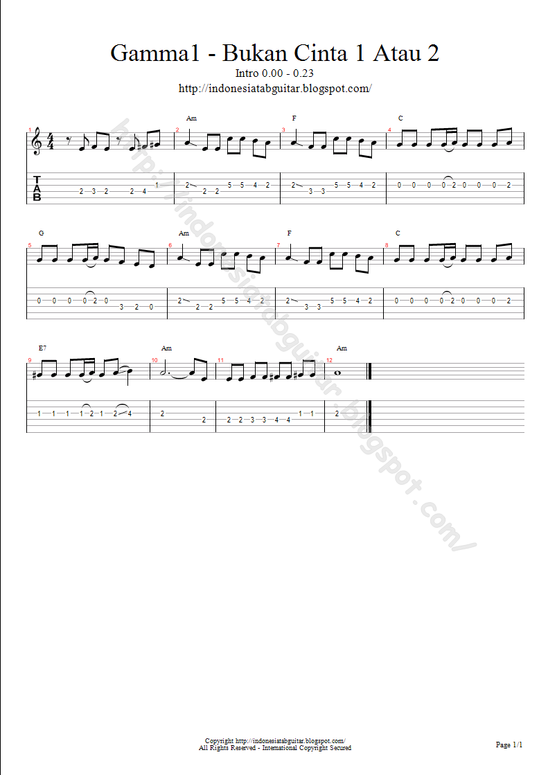 Chord Gitar Gamma 1 Atau 2 Chord Lagu Blog Chord Gitar Gamma 1 Atau 2 Chord Lagu Blog