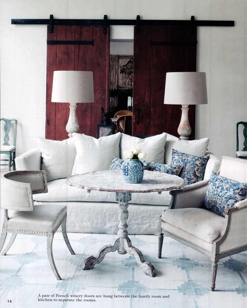 Pamela Pierce designed living room