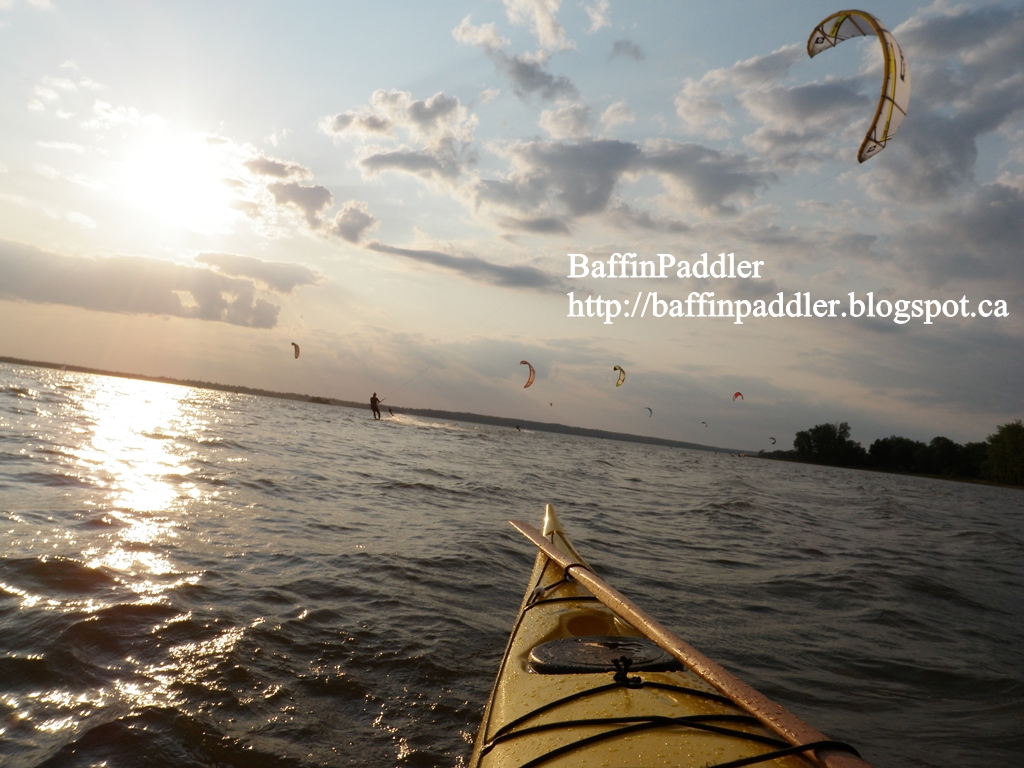 Air Adventurous Kayaking with kite surfers
