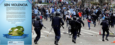 Disturbios en el partido entre Celta y Deportivo en Vigo en abril de 2012