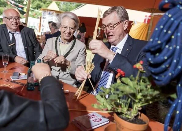 Princess Benedikte attended the Danish Scouts of Southern Schleswig's 100th anniversary reception in Eggebek