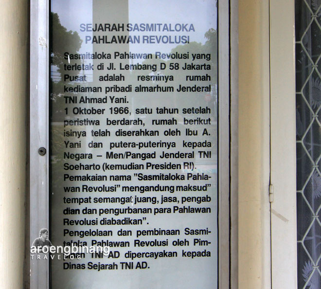 museum sasmita loka jenderal ahmad yani