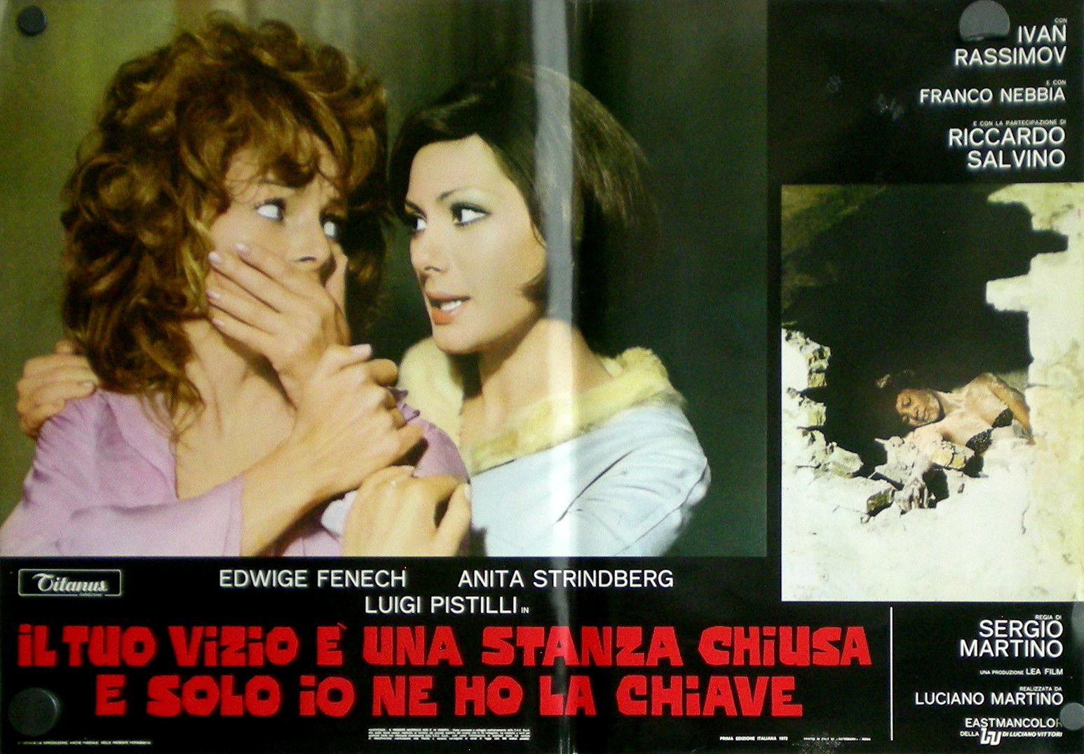 A Moi Seul Film TON VICE EST UNE CHAMBRE CLOSE DONT MOI SEUL AI LA CLÉ (1972) - Sergio
