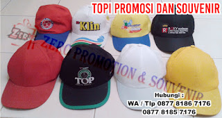 Menjual dan produksi (konveksi) topi promosi dan souvenir di Tangerang