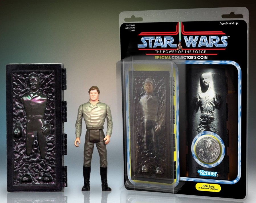 han solo carbonite vintage figure