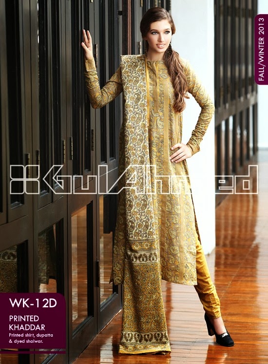Gul Ahmed Fall / Winter Collection 201314 Gul Ahmed Catalogue