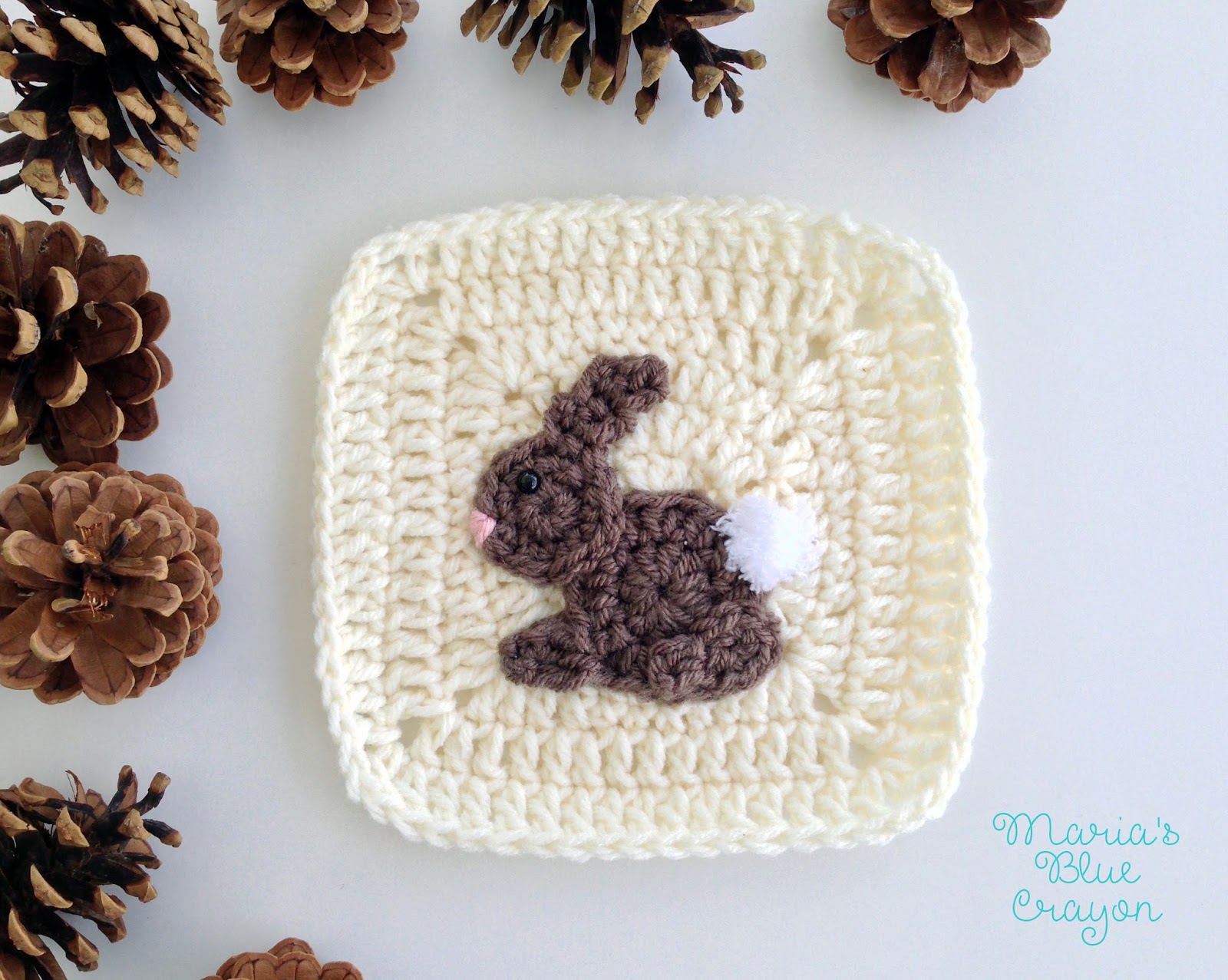 Woodland Bunny Granny Square Woodland Afghan Series Free Crochet