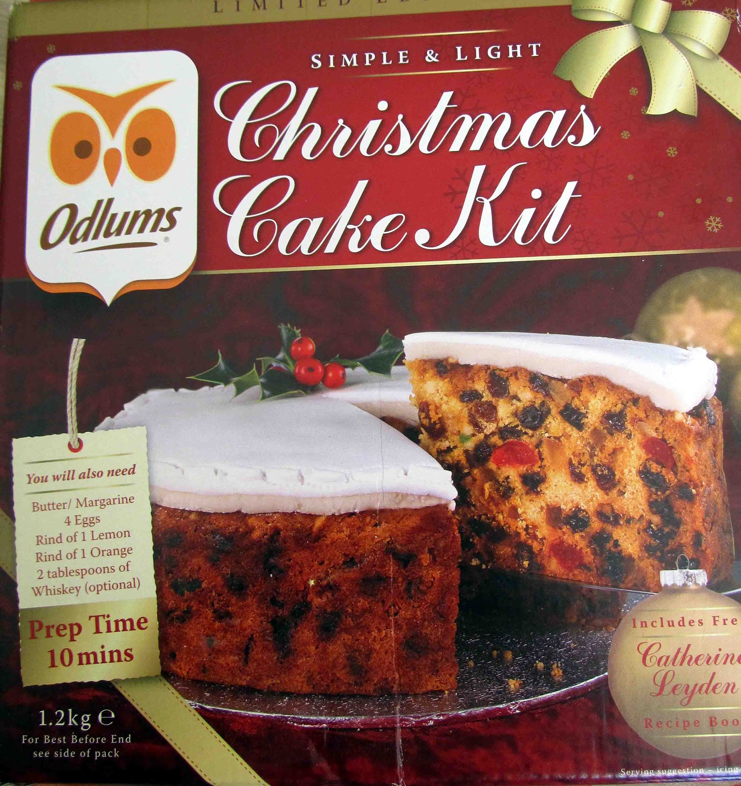This Christmas Cake kit works!