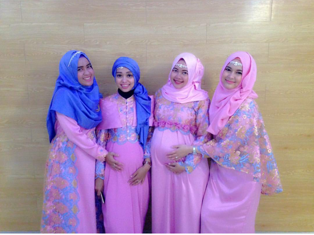 baju pengantin hamil tradisional