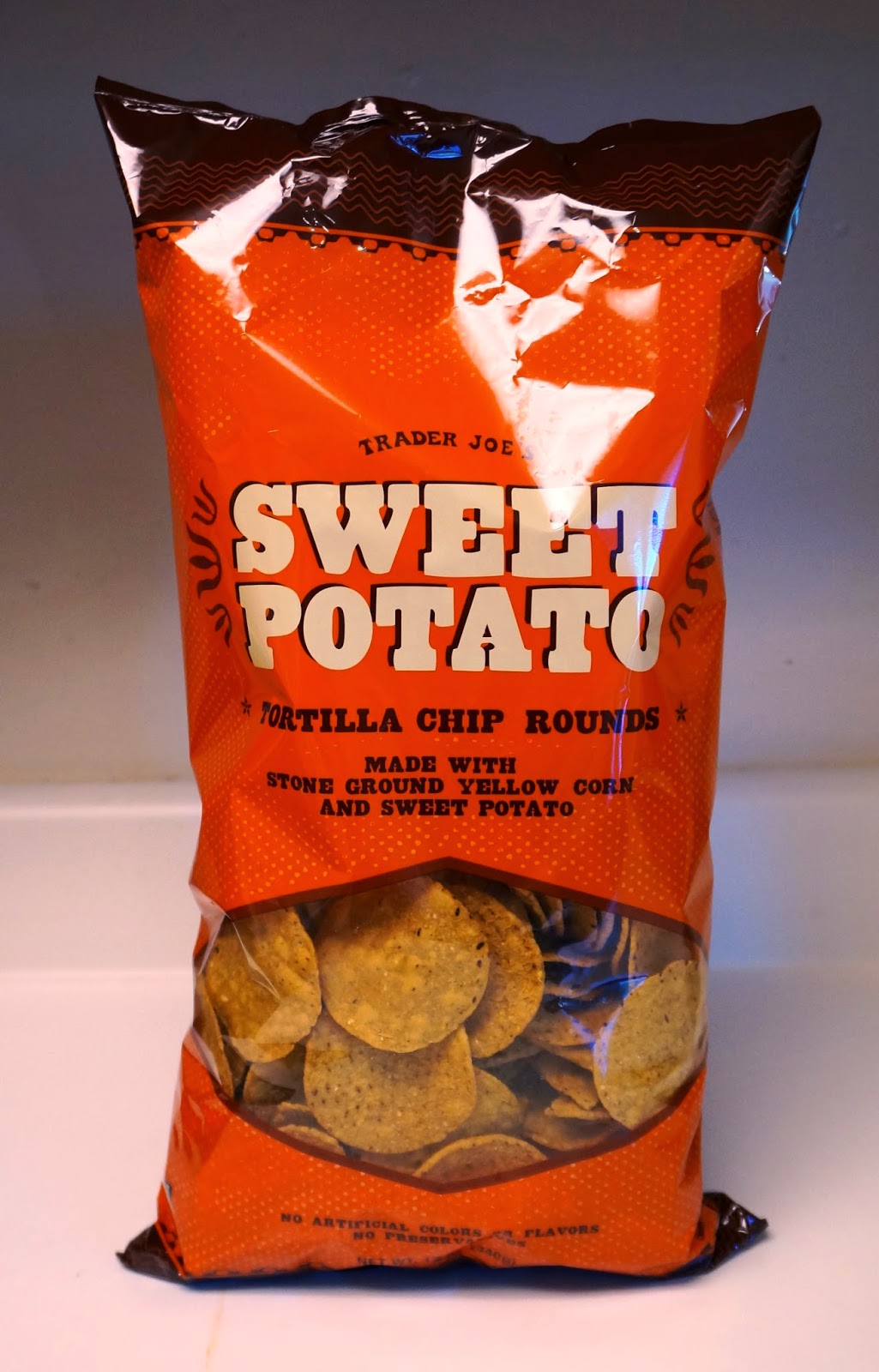 Exploring Trader Joe's Trader Joe's Sweet Potato Tortilla Chip Rounds