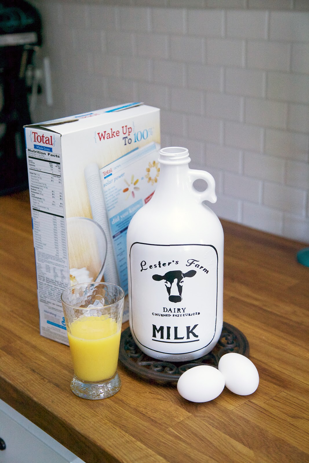 Kitchen Full of Sunshine DIY Vintage Milk Jar