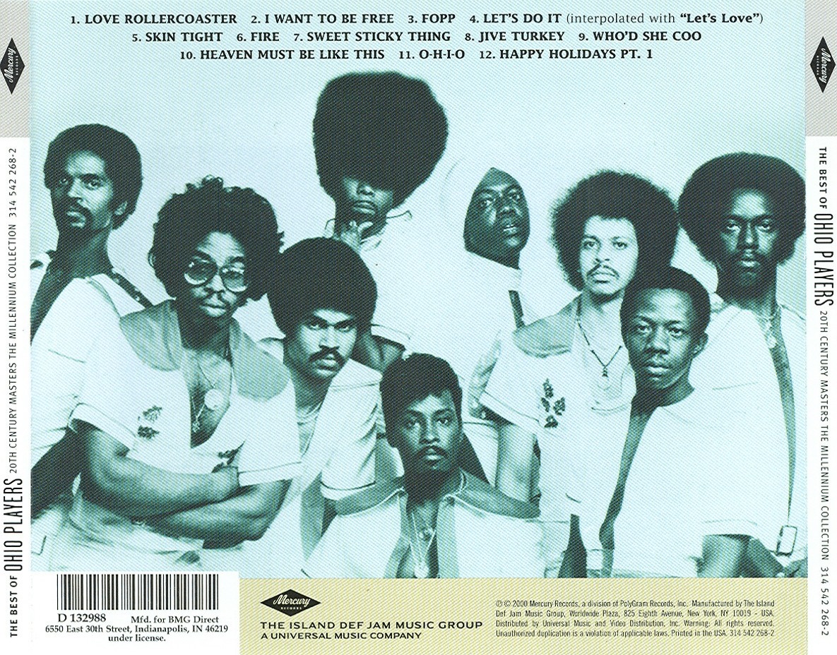 The Best Of Ohio Players The Millennium Collection O Som Dos Prado S