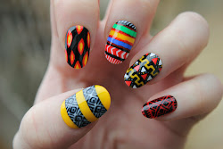 african nail nails africa designs inspired pedicure