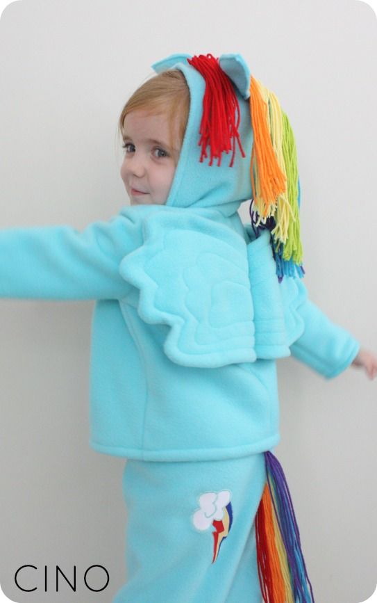 Rainbow Dash costume-the hoodie