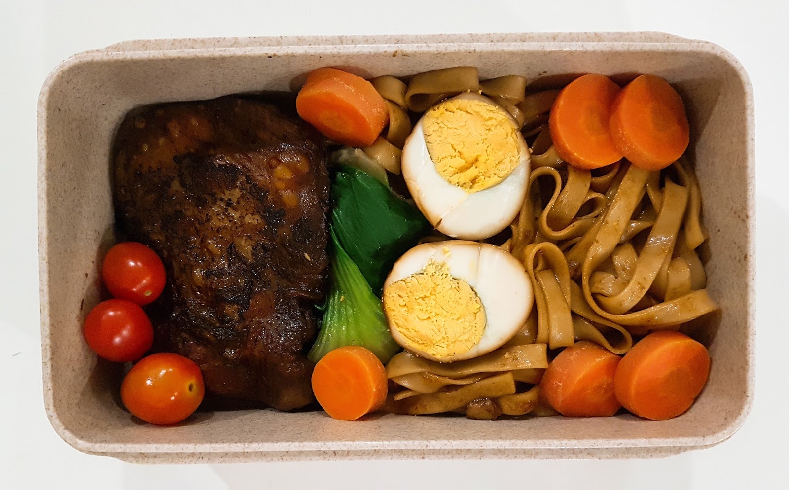 Bento 196 Rilakkuma Soy Sauce Chicken noodles Bento for Love