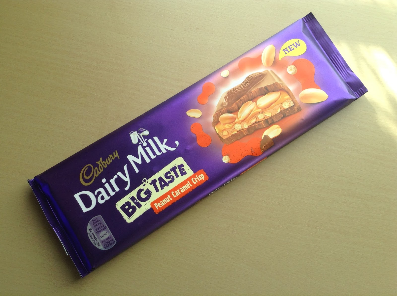Cadbury Dairy Milk Big Taste Peanut Caramel Crisp
