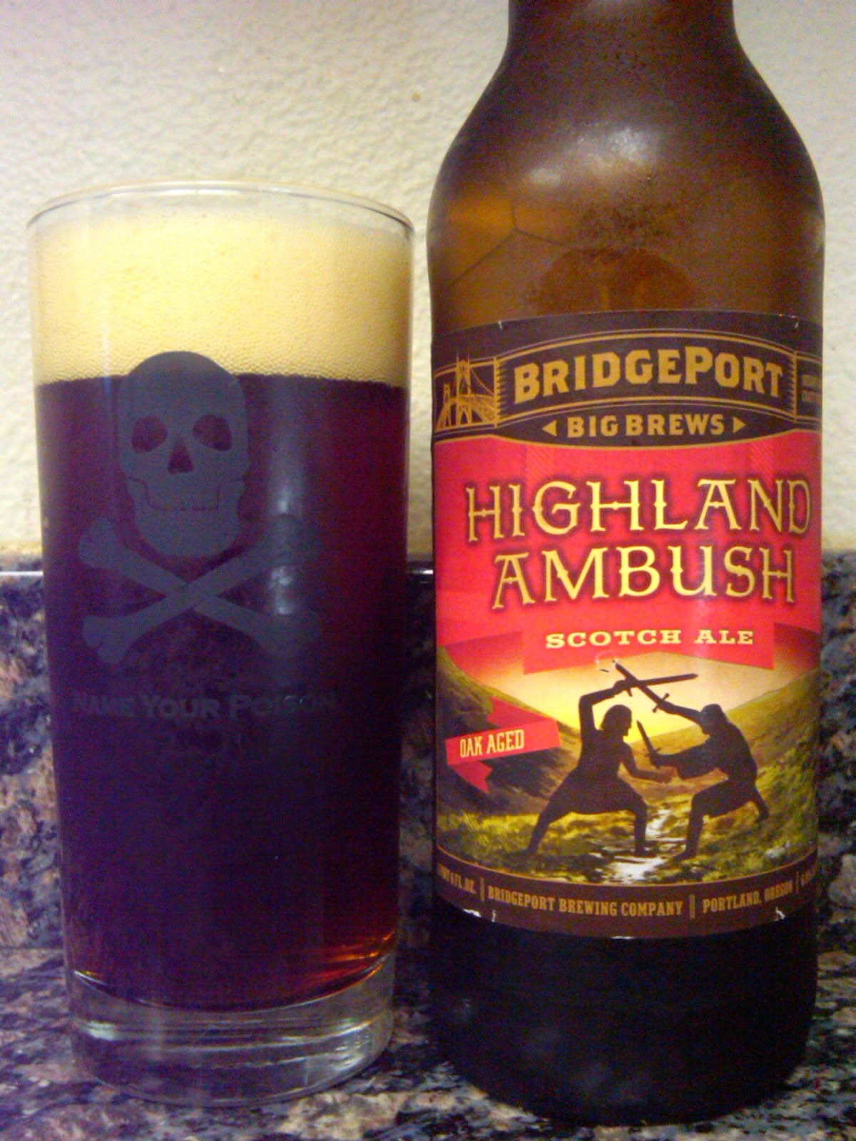 365 Days Of Beer Bridgeport Highland Ambush Scotch Ale