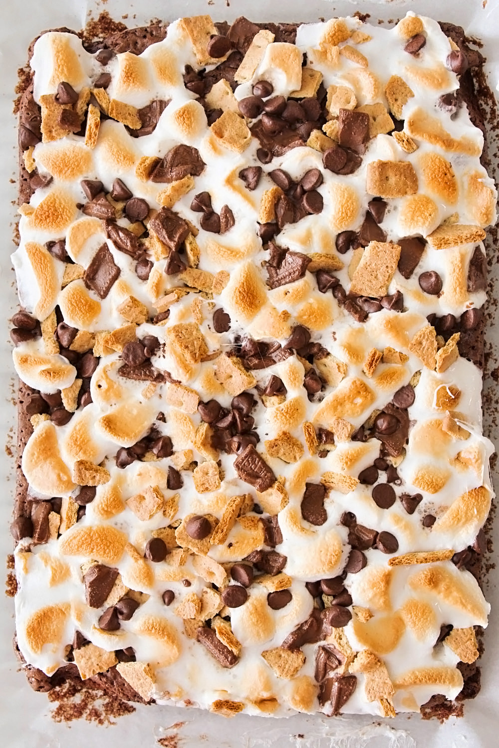 These luscious and decadent s'mores brownies are out of this world amazing! 
