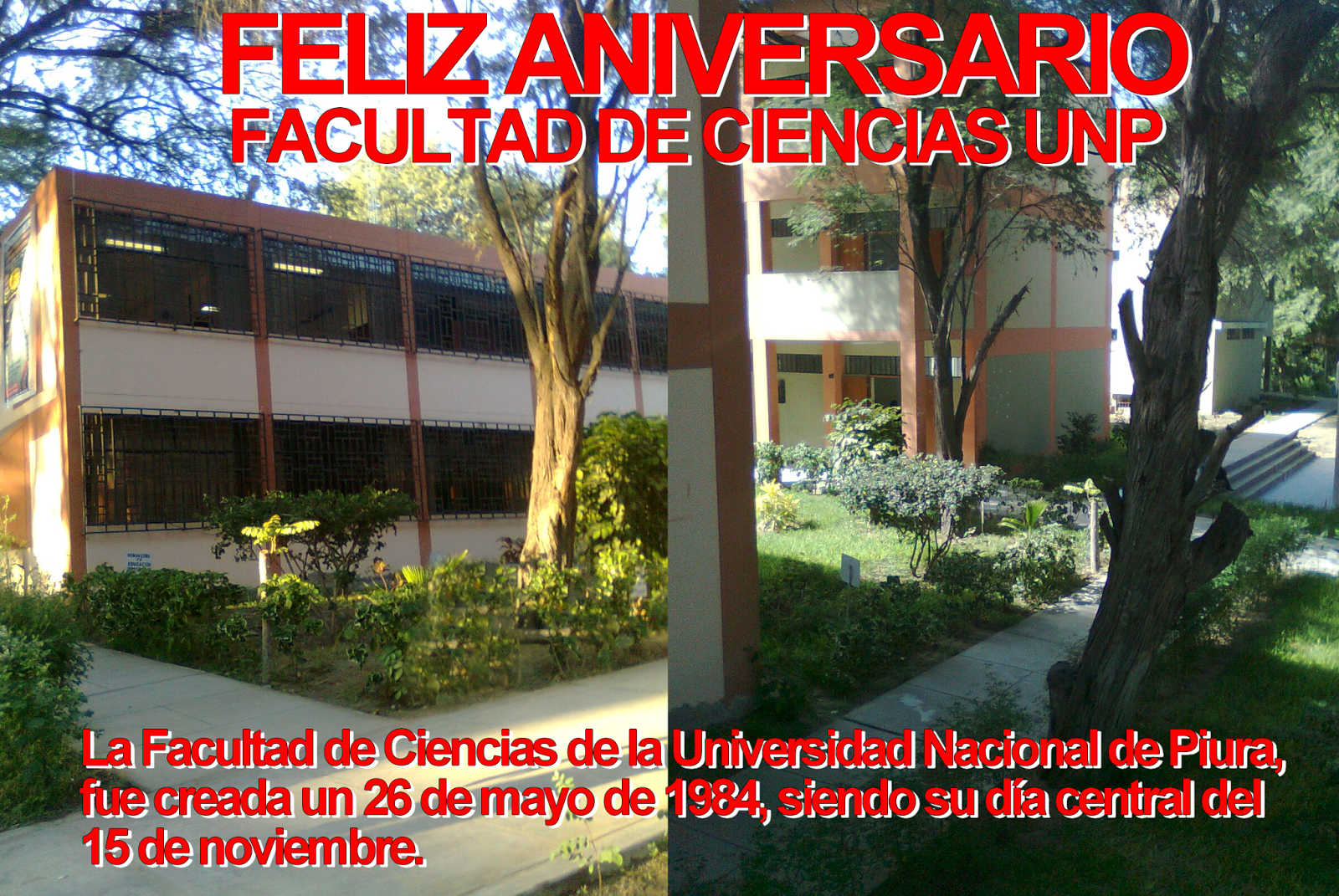 ANIVERSARIO DE LA FACULTAD DE CIENCIAS
