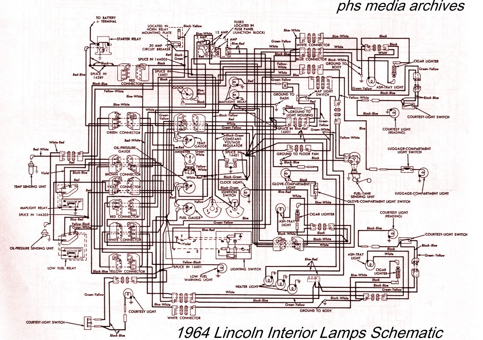 1965 Lincoln Wiring Diagram